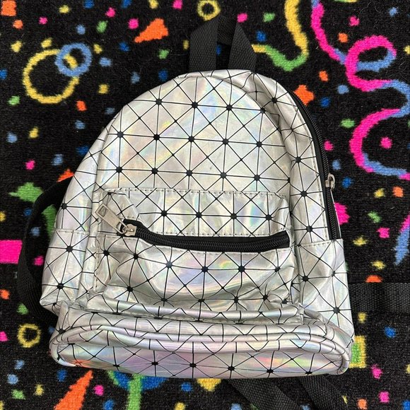 Planet Spaceship Print Pattern Backpack main image 1